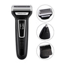 Afeitadora Eléctrica 3 en 1 para Barba, Nariz y Cabello